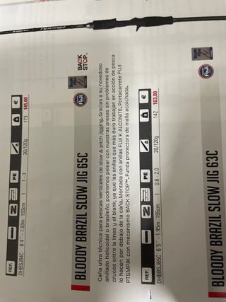 Caña Hart Bloody Brazil Slow Jig 65C.