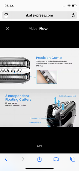 Rasoio Braun Serie 3 3040s