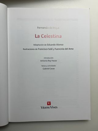 La Celestina - Clasicos Adaptados N/c