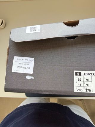 Adidas Adizero SL Azules Talla 44