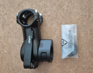 Potencia Bicicleta Plegable Negra