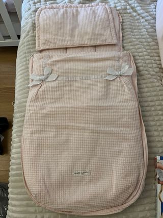 Saco Pasito a Pasito rosa capazo/cuco