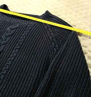 Jersey TEX Azul Marino Trenzado Talla M