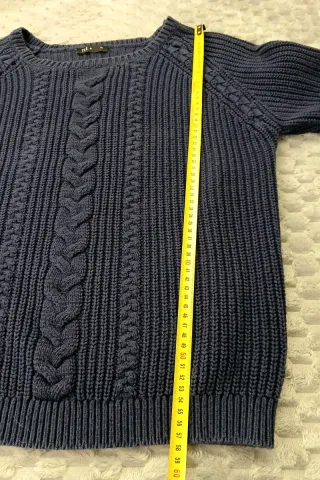 Jersey TEX Azul Marino Trenzado Talla M