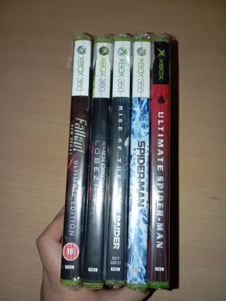 Pacchetto giochi Xbox 360: Fallout, Wolverine, Spider-Man