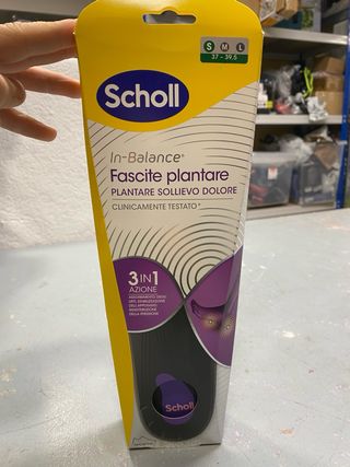 Palmilhas Scholl In-Balance Fascite Plantar