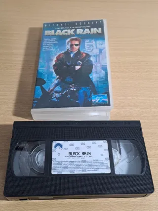 Black Rain VHS Michael Douglas Ridley Scott