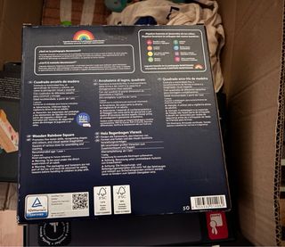 Playtive Cuadrado Arcoíris de Madera