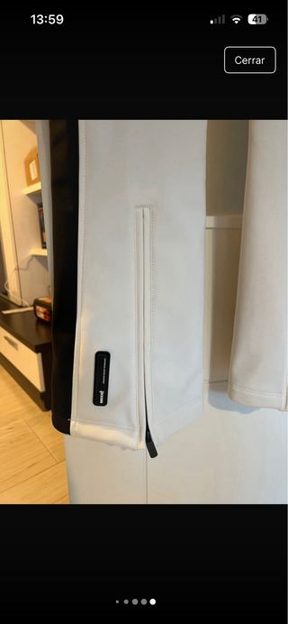 Pantalón de esquí Zara blanco Talla S