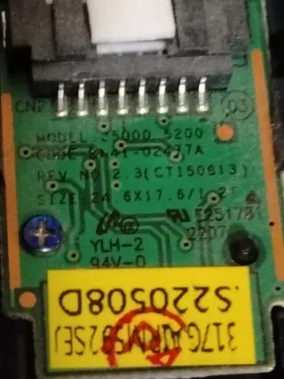 BN41-02477A J5000_5200 receptor de infrarrojos