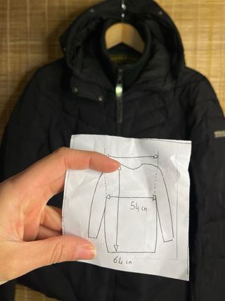 Piumino Woolrich nero con cappuccio donna M