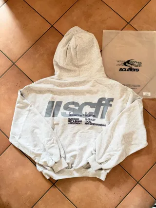 Felpa Scuffers Grigia Taglia M con ricevuta