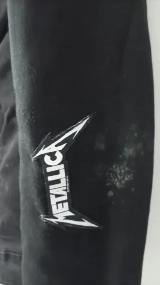 Cazadora vaquera Metallica Negra