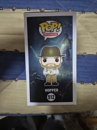 Funko Pop Hopper 512 Stranger Things Dorado