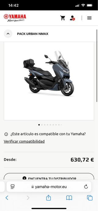 Pack Baúl Yamaha NMAX 2021-2024
