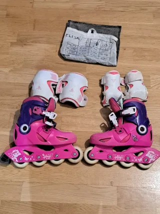 Patines en línea talla 30 + protecciones