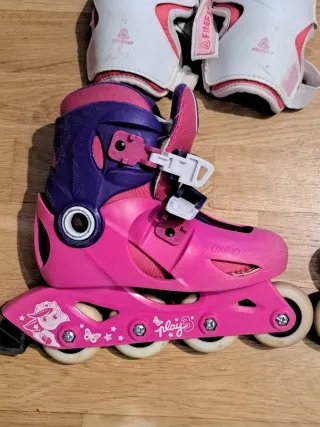 Patines en línea talla 30 + protecciones