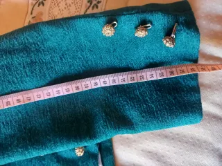 Traje Torrentí verde y dorado