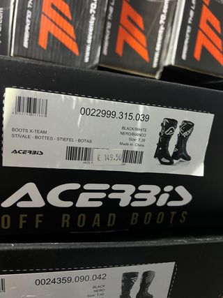 Botas Acerbis X-Team T.39