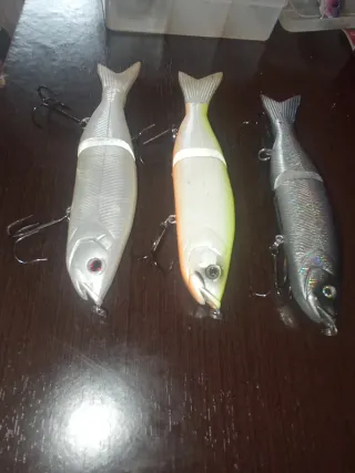 Caña de pescar y carrete para swimbait