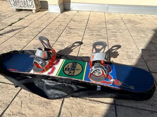 Tabla Snow Salomon arnie5000 con fijaciones.