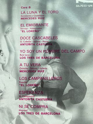 LP Hits de España 1967 Flamenco