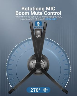 Auriculares JIAMQISHI Inalámbricos con Micrófono