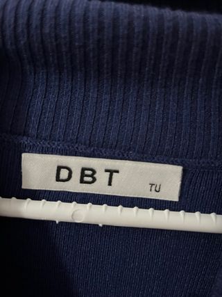 Jersey cuello vuelto azul marino Talla L/XL