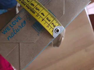 Busta regalo Thun blu con dettagli oro