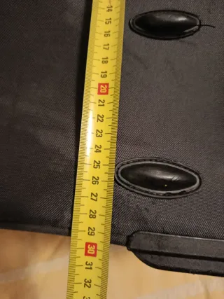 Maleta mediana John Travel azul 2 ruedas