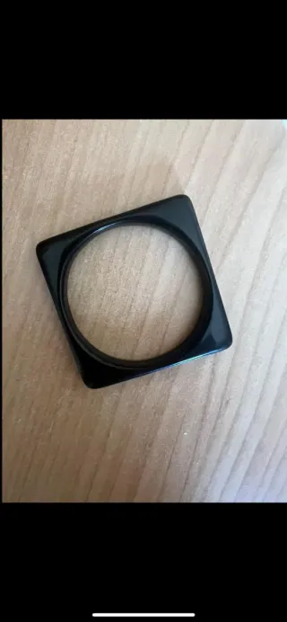 Bracciale quadrato nero