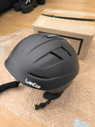Casco de esquí Wedze negro nuevo