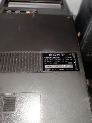 Registratore Cassette Sony TC-18 Non Funzionante