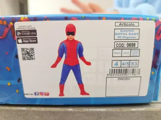Vestito Carnevale Spiderman Bambino