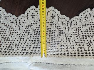 Elegante Tovaglia Vintage Lino 12 Posti