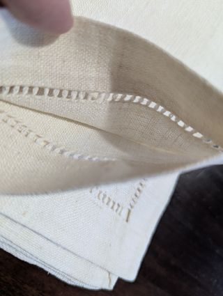 Elegante Tovaglia Vintage Lino 12 Posti