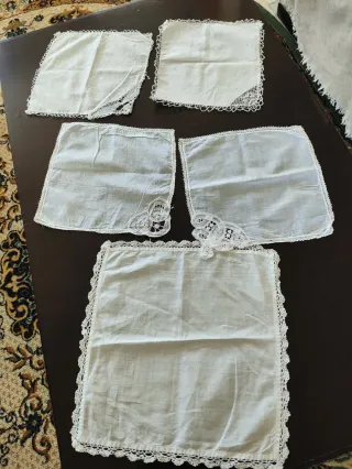 Sciarpe porta candela con pizzo