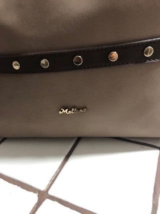 Borsa donna beige e marrone