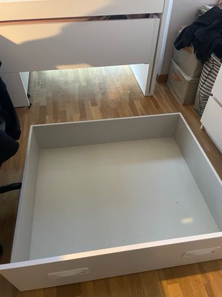 Cama nido con 2 cajones, cama supletoria y colchón