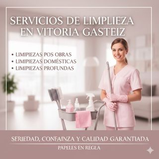 Servicios de Limpieza en vitoria gasteiz