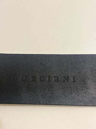 Cintura Orciani in pelle spazzolata