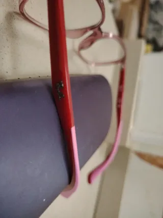 Montura de gafas Ray-Ban rosa