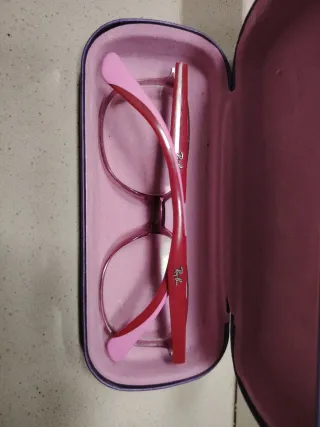 Montura de gafas Ray-Ban rosa