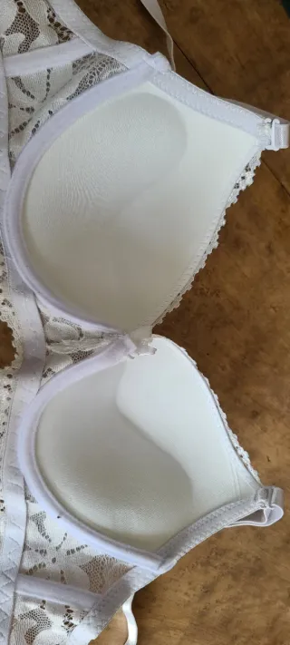 Sujetador blanco de encaje