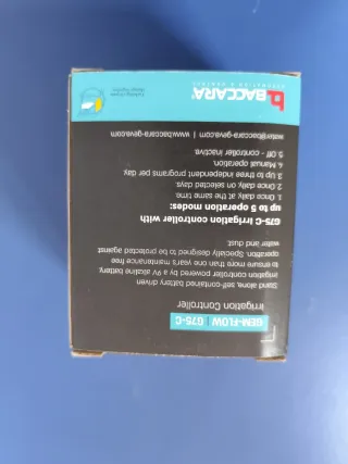 Programador Riego G75 Baccara 1 Estación