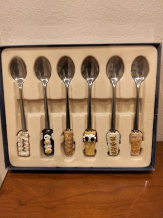 Set 6 Cucharas Decoradas