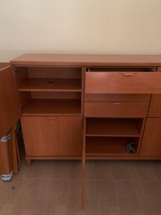 Mueble de salón completo madera