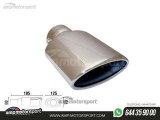 COLA DE ESCAPE TIPO CUPRA