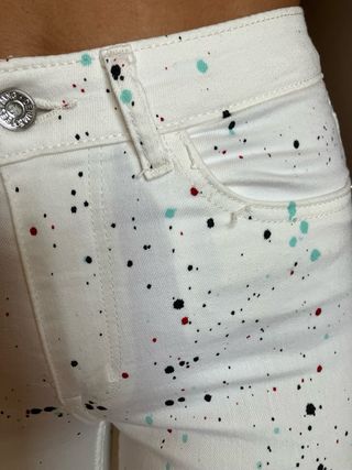 Pantalones MANGO salpicados