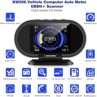 KONNWEI KW206 OBD2 Pantalla Digital